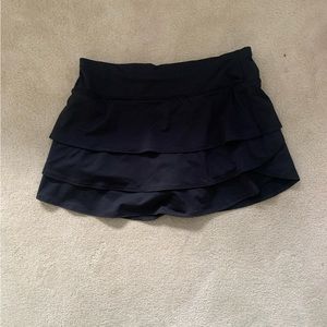 Athleta black tennis skirt